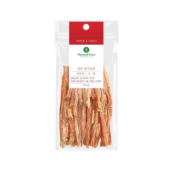  Thịt ức sấy cứng cho chó Natural Core 
