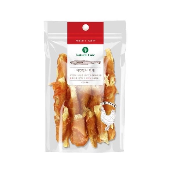  Thịt cuộn Cá minh thái cho chó Natural Core 