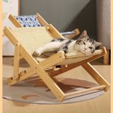  Ghế thư giãn bằng gỗ điều chỉnh cho thú cưng 