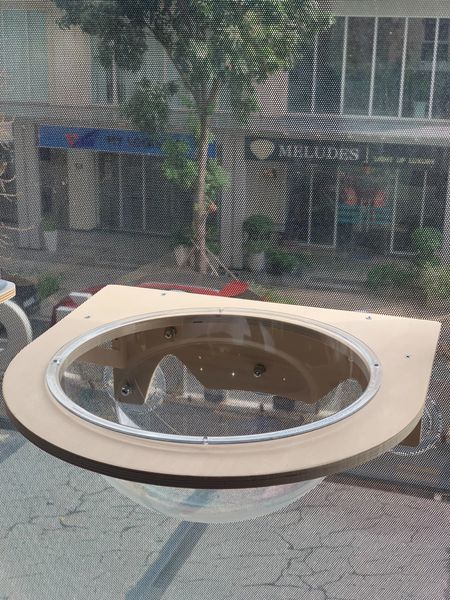  Chậu kính nằm gắn tường cho mèo PetBuddy 