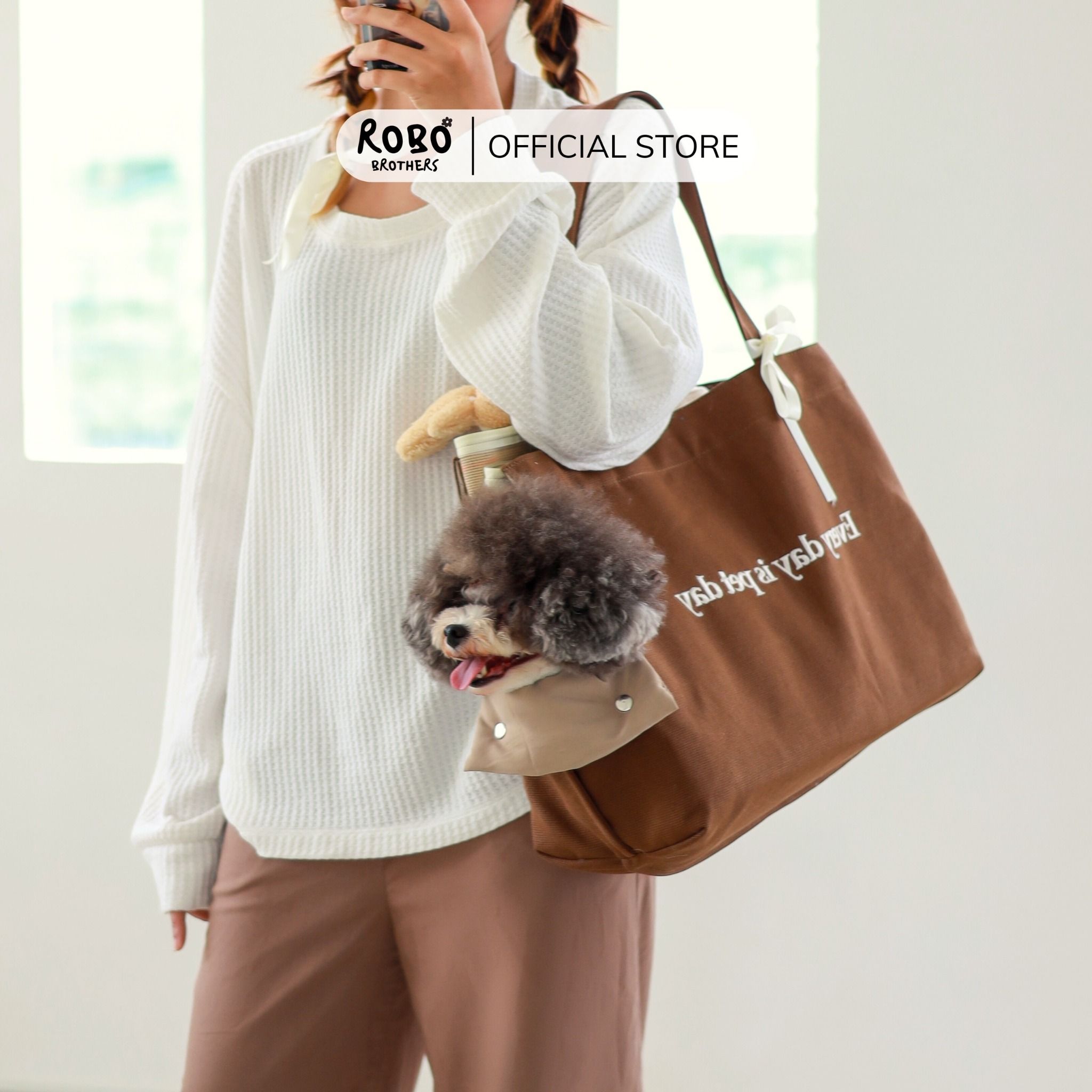  Túi vải Robo Brothers Everyday is Pet day 