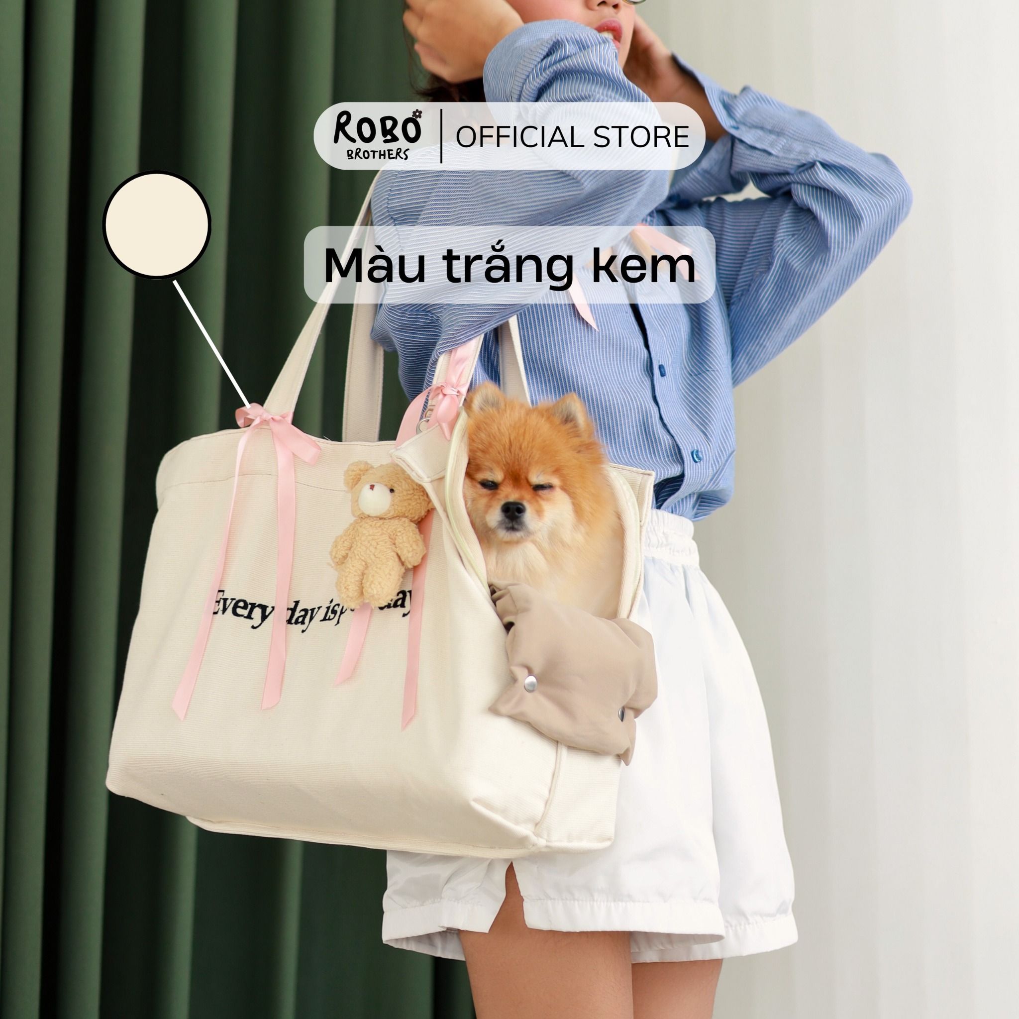  Túi vải Robo Brothers Everyday is Pet day 