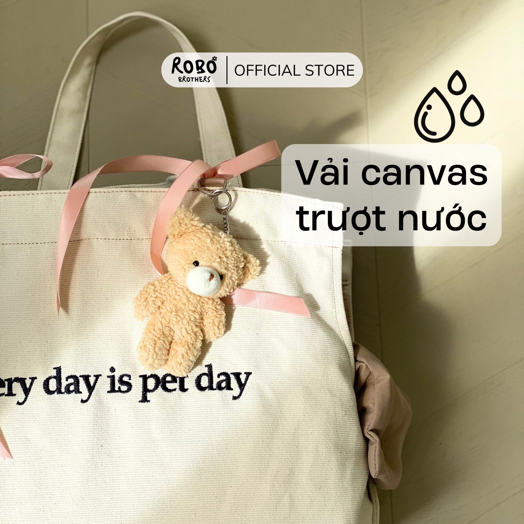  Túi vải Robo Brothers Everyday is Pet day 
