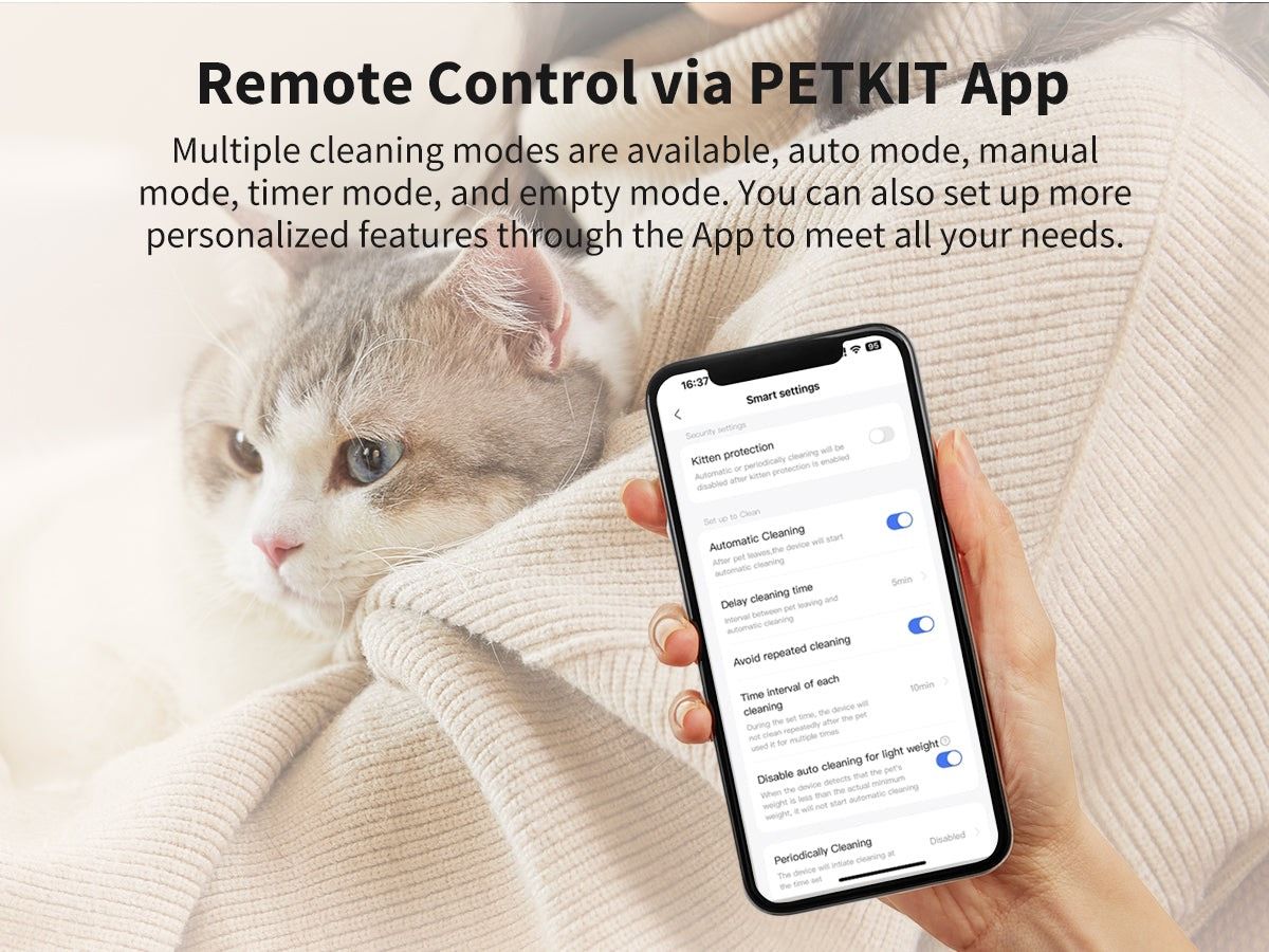  Máy vệ sinh mèo tự động Petkit Pura X 