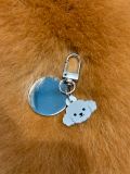  Nametag Poodle tai bướm Của Chó (Nhựa) 