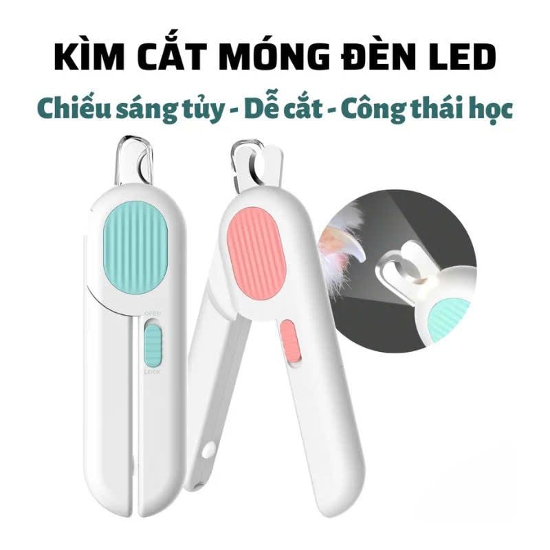 Kềm cắt móng kèm LED 