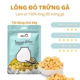  Lòng đỏ trứng gà đông khô cho chó mèo PetQ 