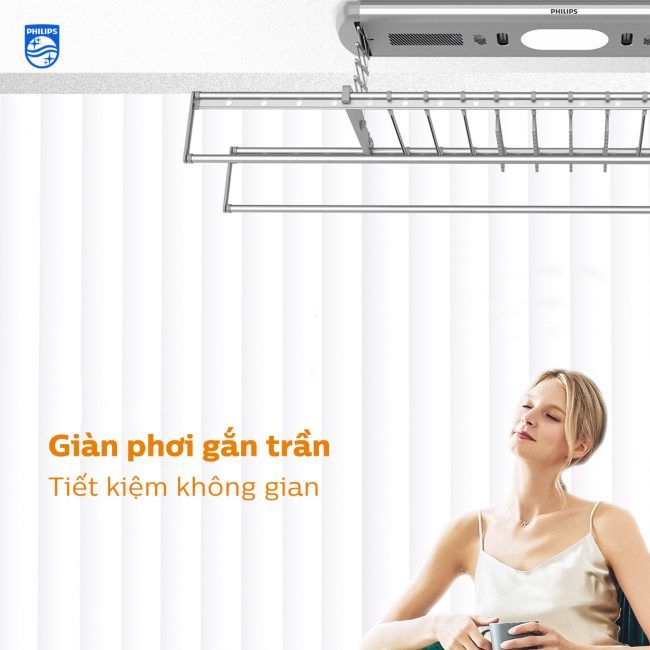 Giàn Phơi Thông Minh Philips SDR703 YBW