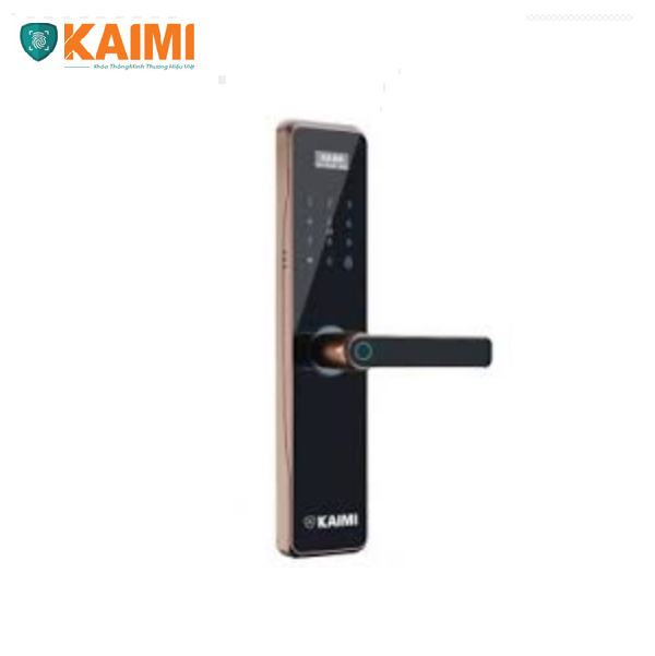 Khóa Cửa Vân Tay Kaimi BTM101 - Viền Đồng