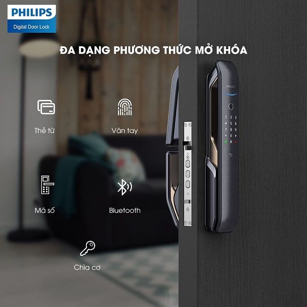 Khóa cửa vân tay Philips 9300