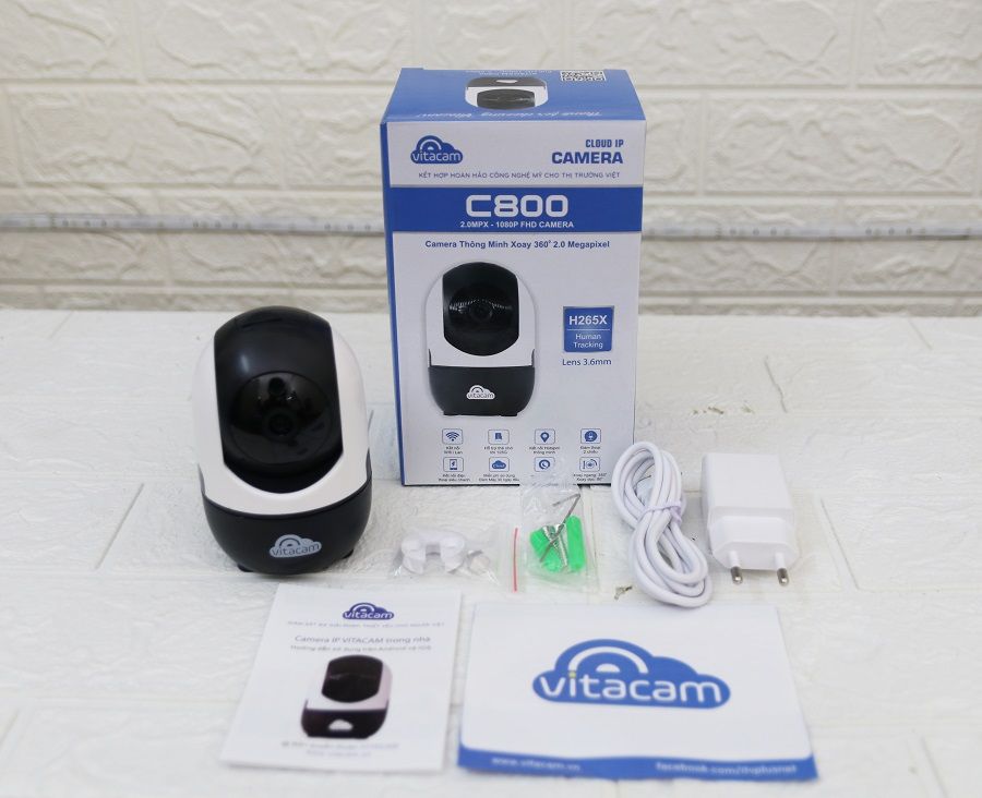 CAMERA VITACAM C800 2Mpx- Công Nghệ AI thông minh