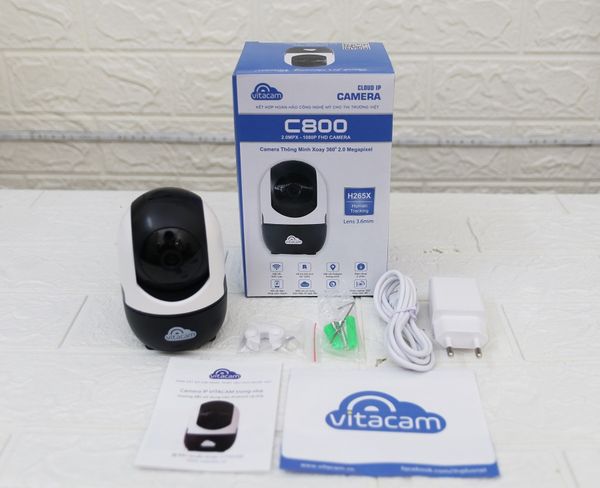  CAMERA VITACAM C800 2Mpx- Công Nghệ AI thông minh 