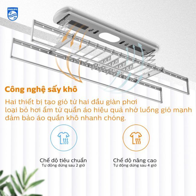 Giàn Phơi Thông Minh Philips SDR703 YBW