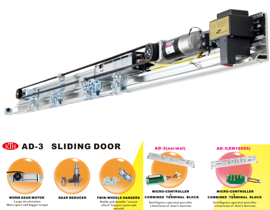 Cửa kính tự động KTH Model AD-3 Taiwan