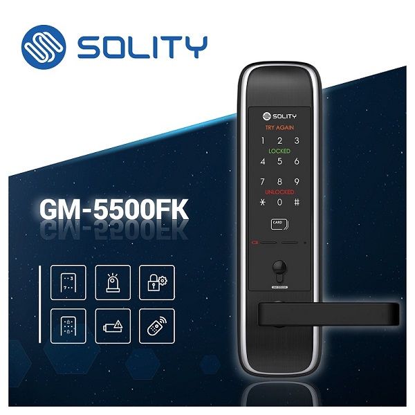 Khóa cửa điện tử Solity GM - 5500K