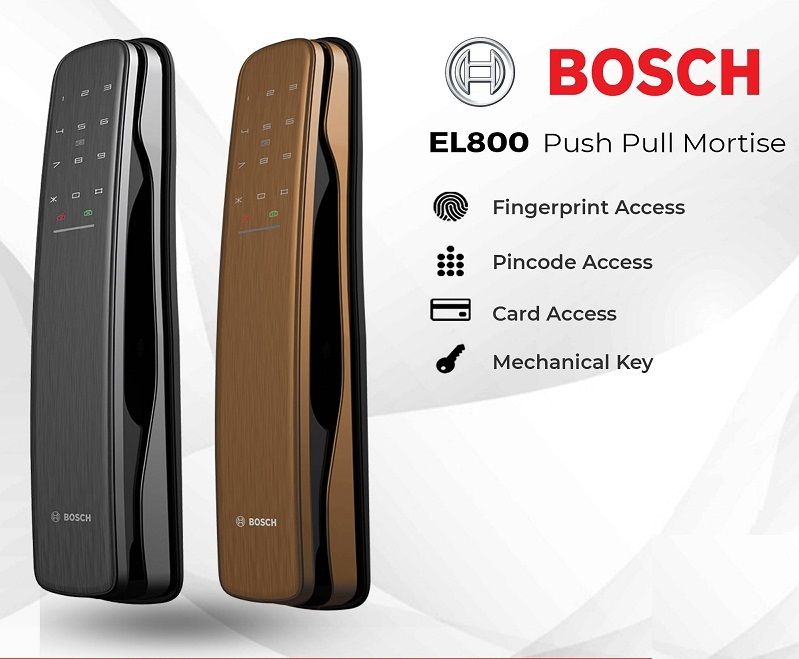 Khóa Cửa Vân Tay BOSCH EL800AKB - Màu Đen