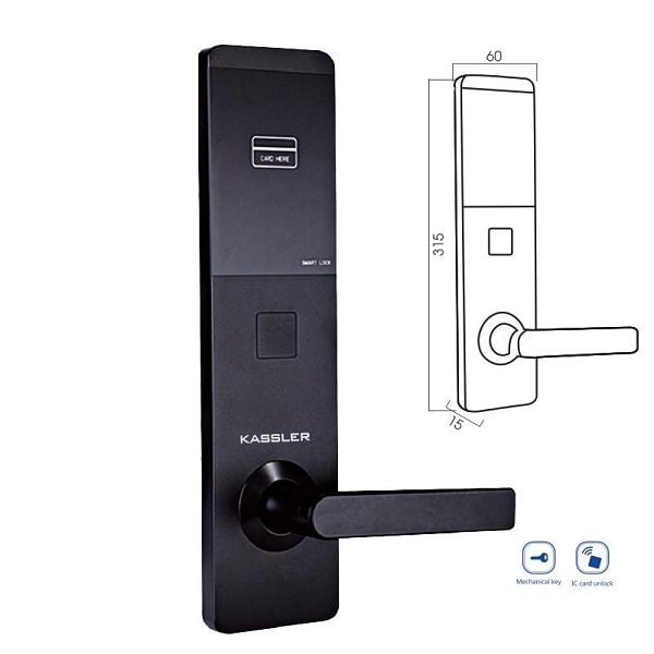 Khóa Cửa Điện Tử Kassler KL-393 - Chất Liệu TITAN Siêu Bền