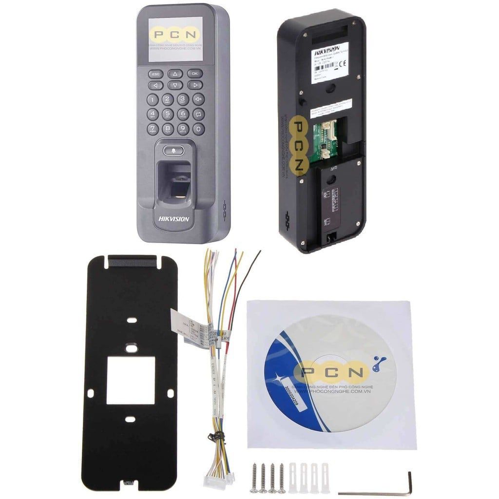Máy Chấm Công Vân Tay Hikvision DS-K1T804MF