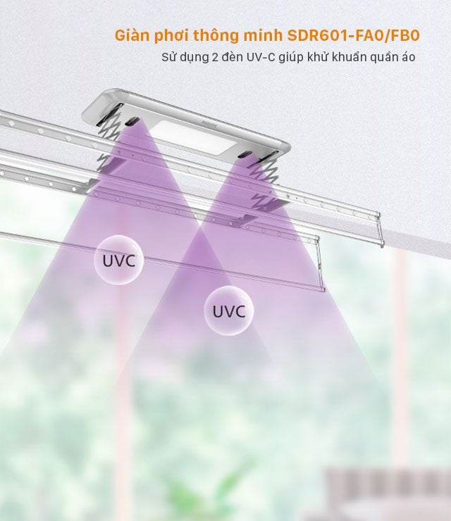 Giàn Phơi Thông Minh Philips SDR601