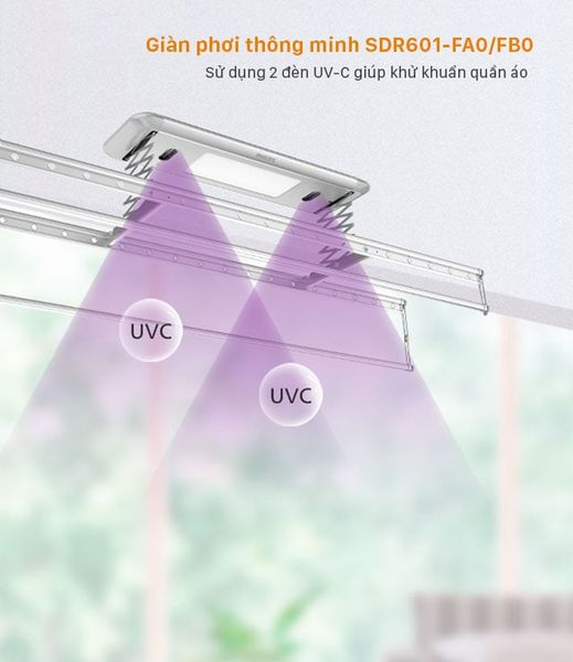  Giàn Phơi Thông Minh Philips SDR601 