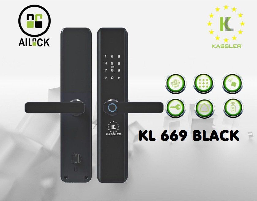 Khóa Cửa Vân Tay Kassler Kl 669B WiFi