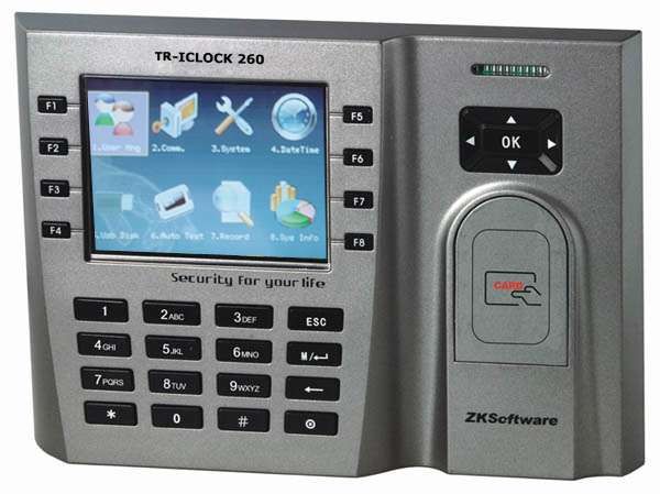 Máy chấm công vân tay thẻ RONALD JACK ICLOCK 260