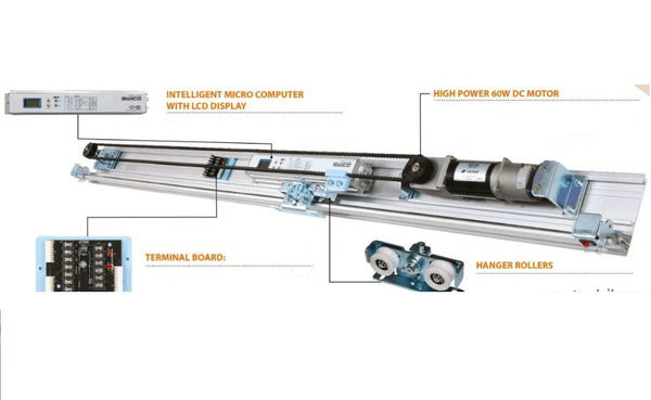  Thiết bị trượt tự động cho cửa kính Motor Sinil Swico - SD60 và SD90 - Korea 