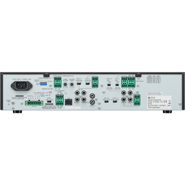 A-3606D - Tăng âm số 60W liền Mixer TOA