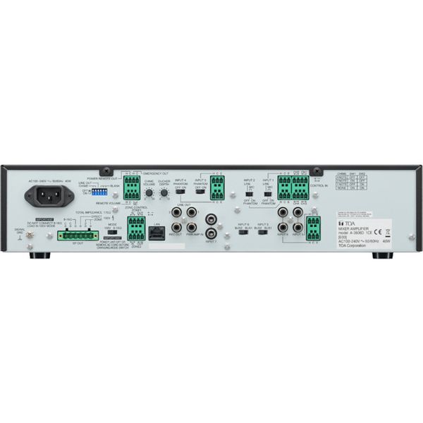  A-3606D - Tăng âm số 60W liền Mixer TOA 