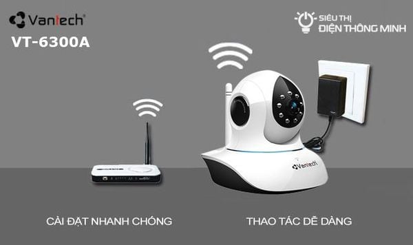 Camera IP hồng ngoại không dây VANTECH VT-6300A 