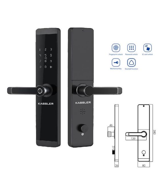  KHÓA VÂN TAY KASSLER KL-600 - TITAN SIÊU BỀN 