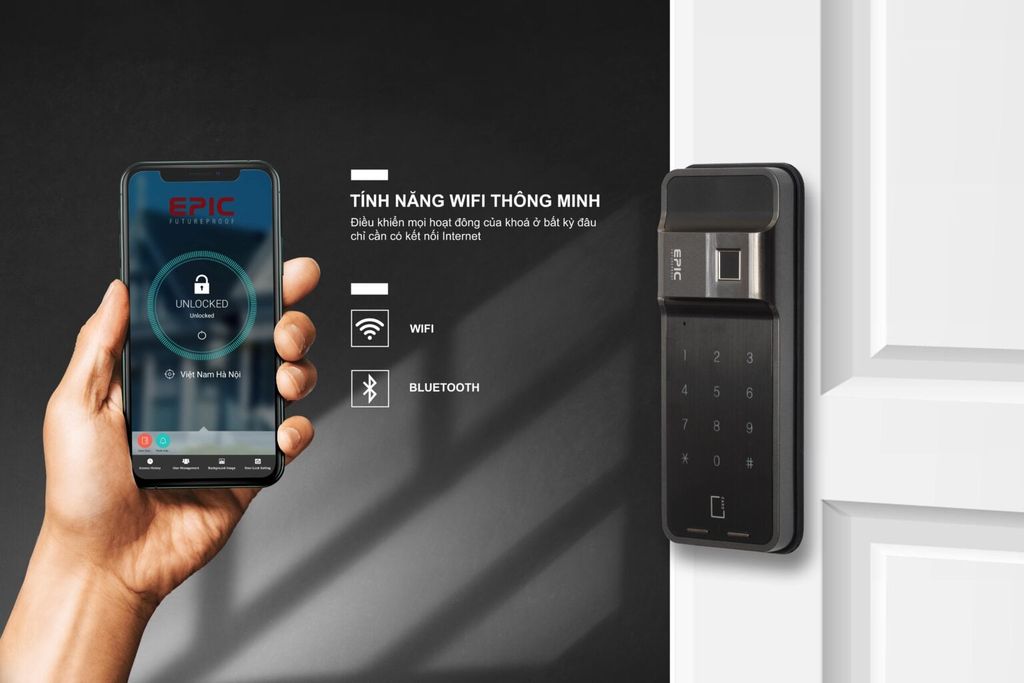 Khóa Cửa Vân Tay EPIC ES-F300D