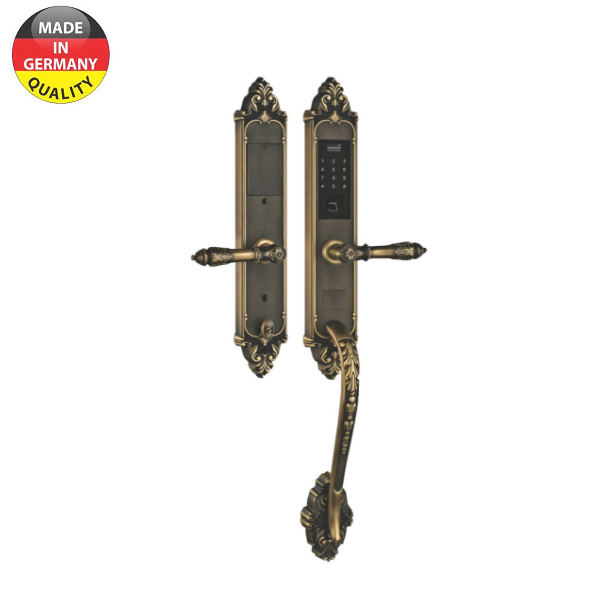  KHÓA TÂN CỔ VÂN TAY KASSLER KL-969GR ( Đồng ) 