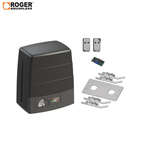 Motor Cổng Trượt Roger KIT BM30/303 24v 400kg Italia