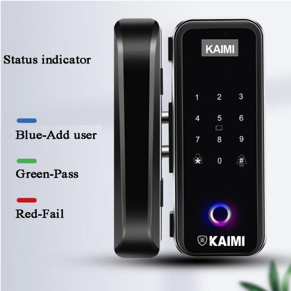 Khóa Vân Tay Cửa Kính Kaimi CK105