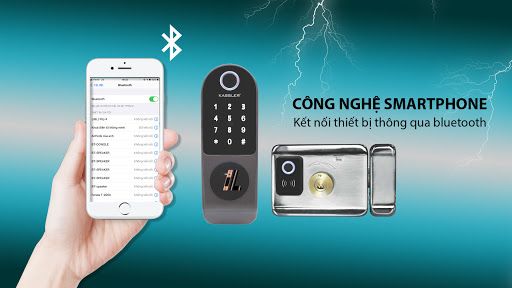 Khóa Cửa Sắt Vân Tay 2 Mặt Kassler KL 579 - Chống Nước
