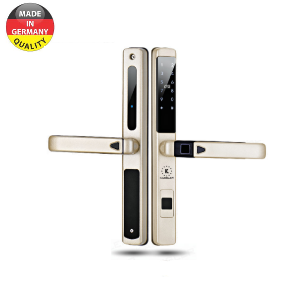  Khóa Vân Tay Cửa Nhôm Kassler KL-599LX CHAMPAGE GOLD 