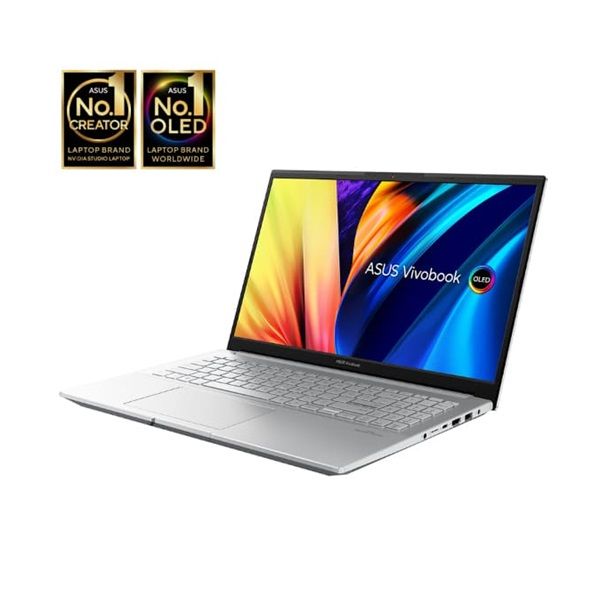Laptop Asus Vivobook Pro 15 M6500QC MA005W (Ryzen 7 5800H/ 16GB/ 512GB SSD/ Nvidia GeForce RTX 3050 4Gb GDDR6/ 15.6inch 2.8K/ Windows 11 Home/ Silver/ Vỏ nhôm)