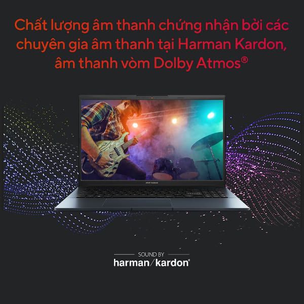 Laptop Asus Vivobook Pro 15 M6500QC MA005W (Ryzen 7 5800H/ 16GB/ 512GB SSD/ Nvidia GeForce RTX 3050 4Gb GDDR6/ 15.6inch 2.8K/ Windows 11 Home/ Silver/ Vỏ nhôm)