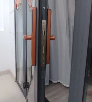 Khóa Vân Tay Cửa Nhôm Kassler KL-599LX DARK GREY Chống Mưa