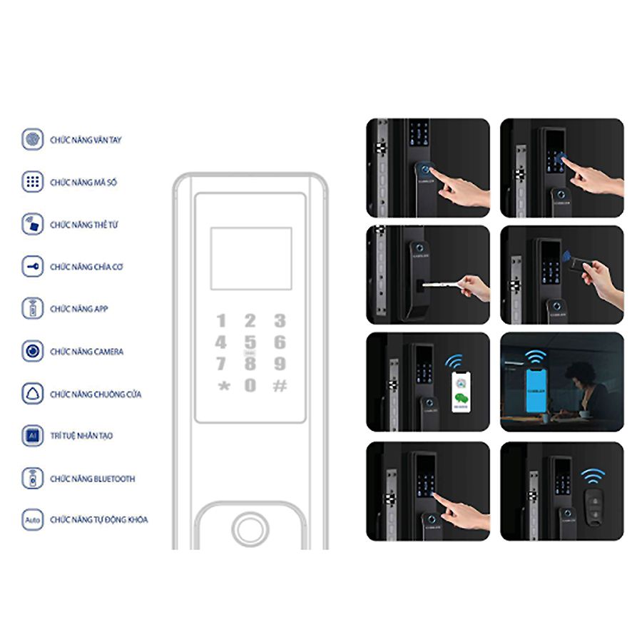 KHÓA VÂN TAY KASSLER KL-600 - TITAN SIÊU BỀN