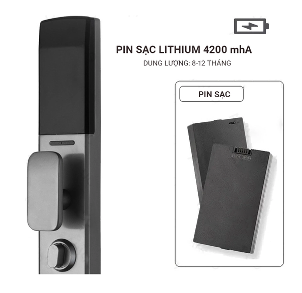  Khóa Cửa Vân Tay Kapler KL - 610 App 