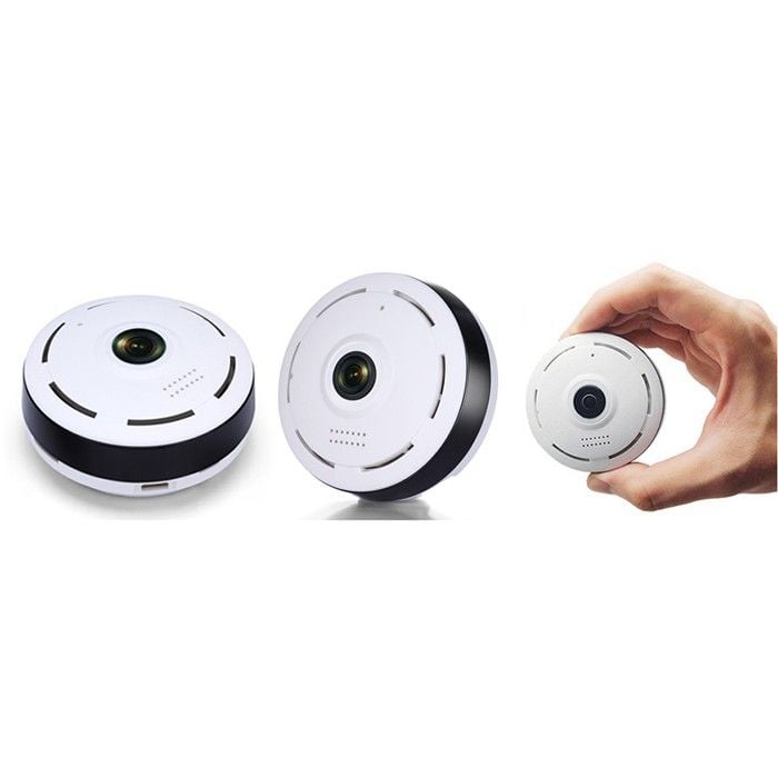 Camera IP Wifi SmartZ SCR3603 2.0 Megapixel, Góc nhìn 360 độ, Zoom 3X, hồng ngoại 8m, tích hợp mic/loa, Micro SD