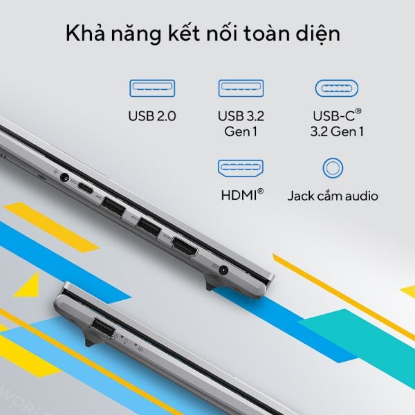 Laptop Asus Vivobook X1504VA NJ070W (Core i5 1335U/ 16GB/ 512GB SSD/ Intel Iris Xe Graphics/ 15.6inch Full HD/ Windows 11 Home/ Blue/ Vỏ nhựa)