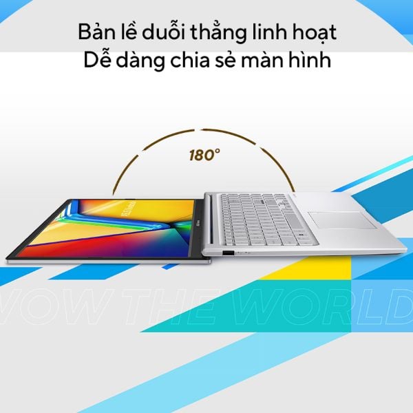 Laptop Asus Vivobook X1504VA NJ070W (Core i5 1335U/ 16GB/ 512GB SSD/ Intel Iris Xe Graphics/ 15.6inch Full HD/ Windows 11 Home/ Blue/ Vỏ nhựa)
