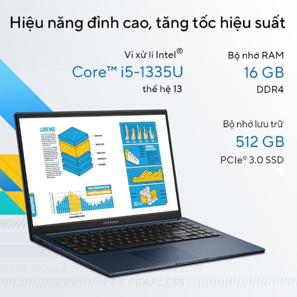 Laptop Asus Vivobook X1504VA NJ070W (Core i5 1335U/ 16GB/ 512GB SSD/ Intel Iris Xe Graphics/ 15.6inch Full HD/ Windows 11 Home/ Blue/ Vỏ nhựa)