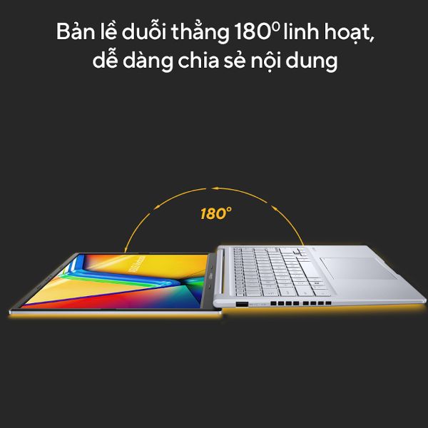 Laptop Asus Vivobook 14X OLED S3405VA KM071W (Core i9-13900H/ 16GB/ 512GB SSD/ Intel Iris Xe Graphics/ 14.0inch 2.8K/ Windows 11 Home/ Black/ Vỏ nhôm)