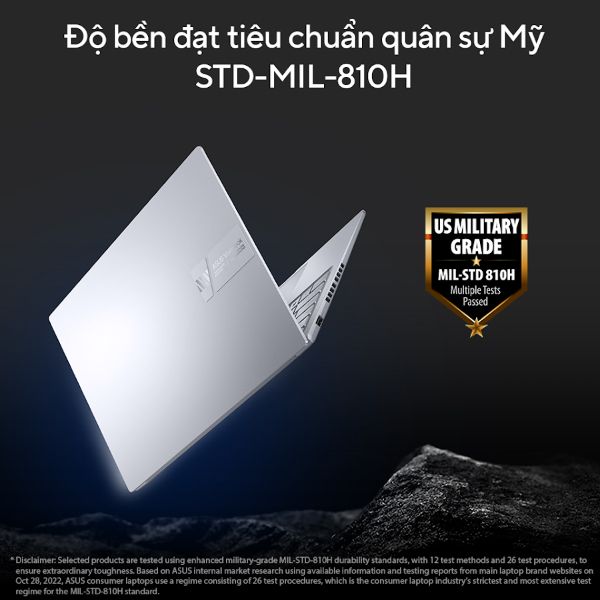 Laptop Asus Vivobook 14X OLED S3405VA KM071W (Core i9-13900H/ 16GB/ 512GB SSD/ Intel Iris Xe Graphics/ 14.0inch 2.8K/ Windows 11 Home/ Black/ Vỏ nhôm)