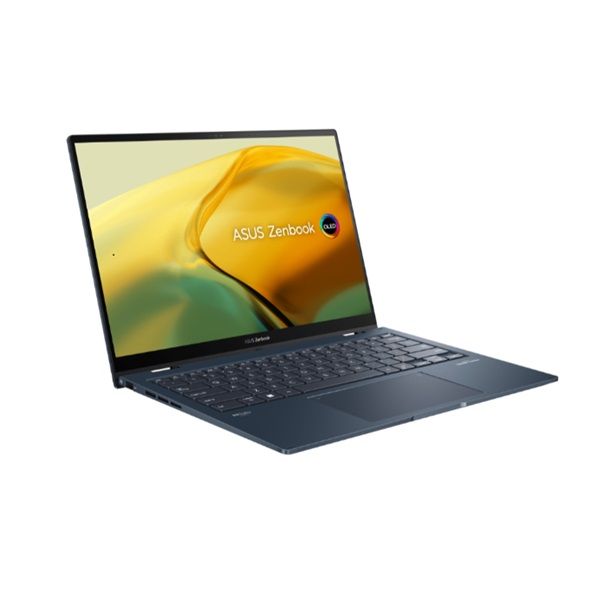  Laptop Asus Zenbook Flip UP3404VA KN038W (Core i5 1340P/ 16GB/ 512GB SSD/ Intel Iris Xe Graphics/ 14.0inch WQXGA Touch/ Windows 11 Home/ Blue/ Vỏ nhôm/ Pen/ Túi Sleeve/ USB-A to RJ45) 