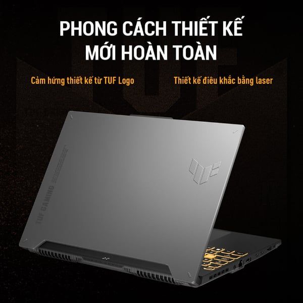 Laptop Asus TUF Gaming 15 FX507VV4 LP382W (Core i9-13900H/ 16GB/ 512GB SSD/ Nvidia GeForce RTX 4060 8GB GDDR6/ 15.6inch Full HD/ Windows 11 Home/ Grey)